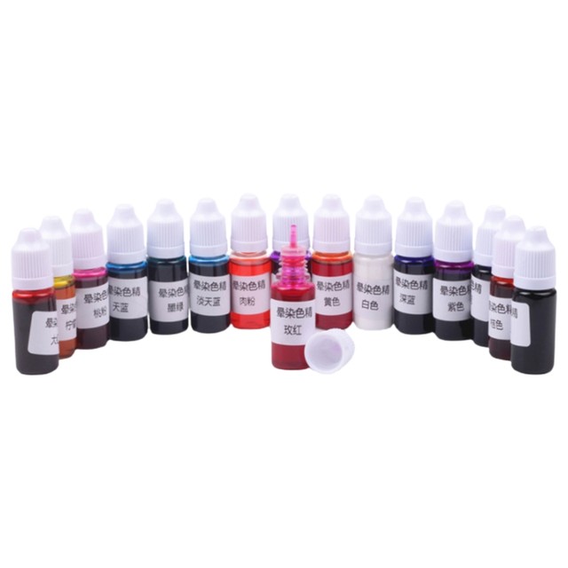 634C 15 Color Epoxy Resin Pigment Universal Resin UV Dye Liquid